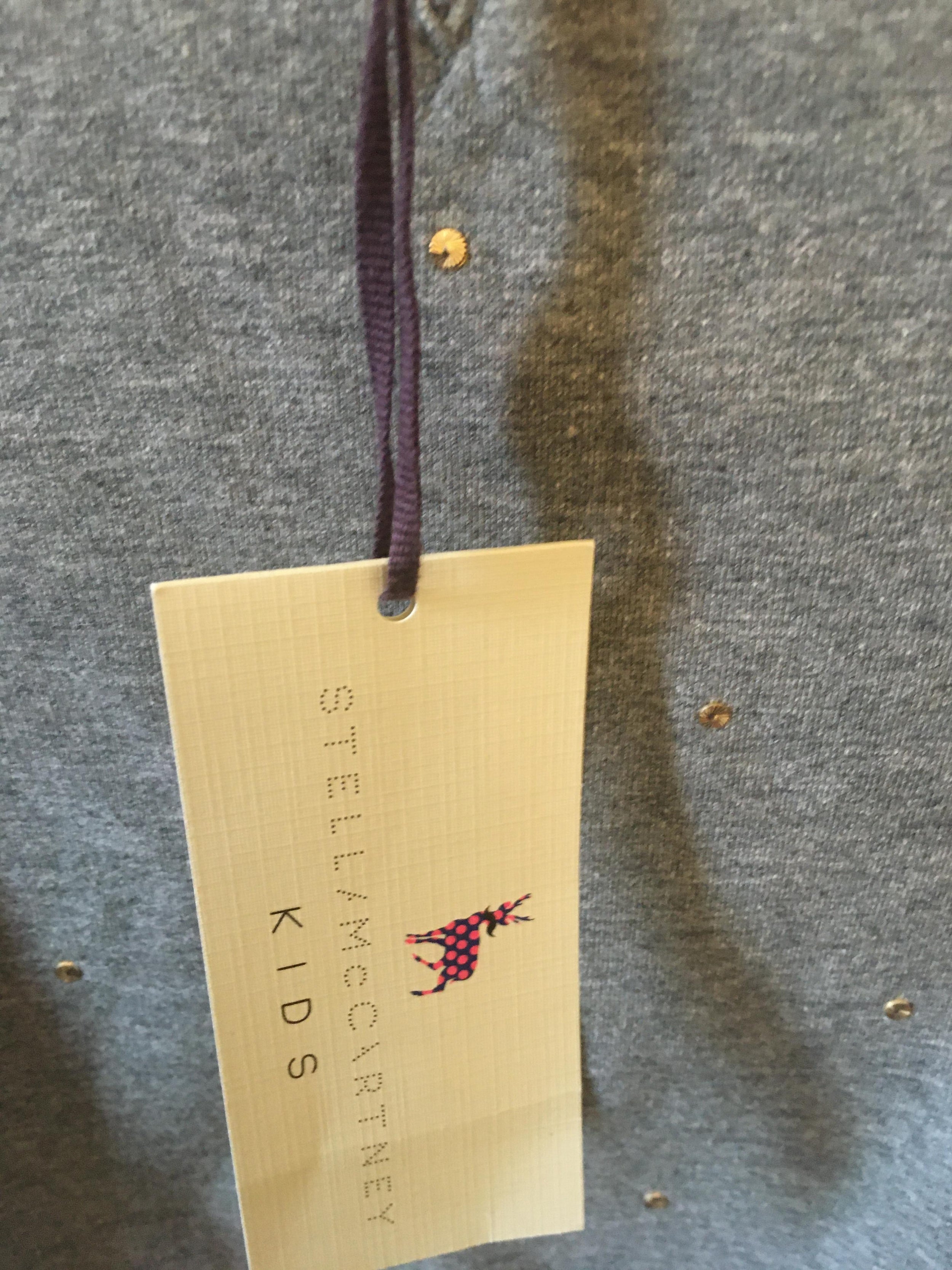 Stella McCartney Grey Crystal Studded Sweatshirt