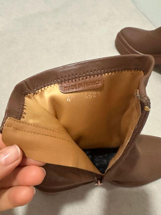 Robert Clergerie Tan Nina Boots