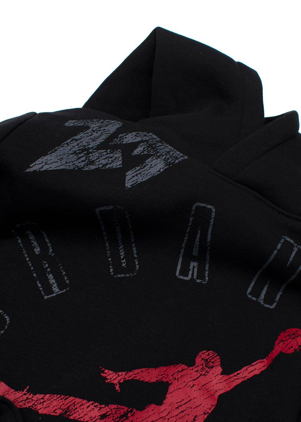 Jordan Kids Black Hoodie and Joggers Set