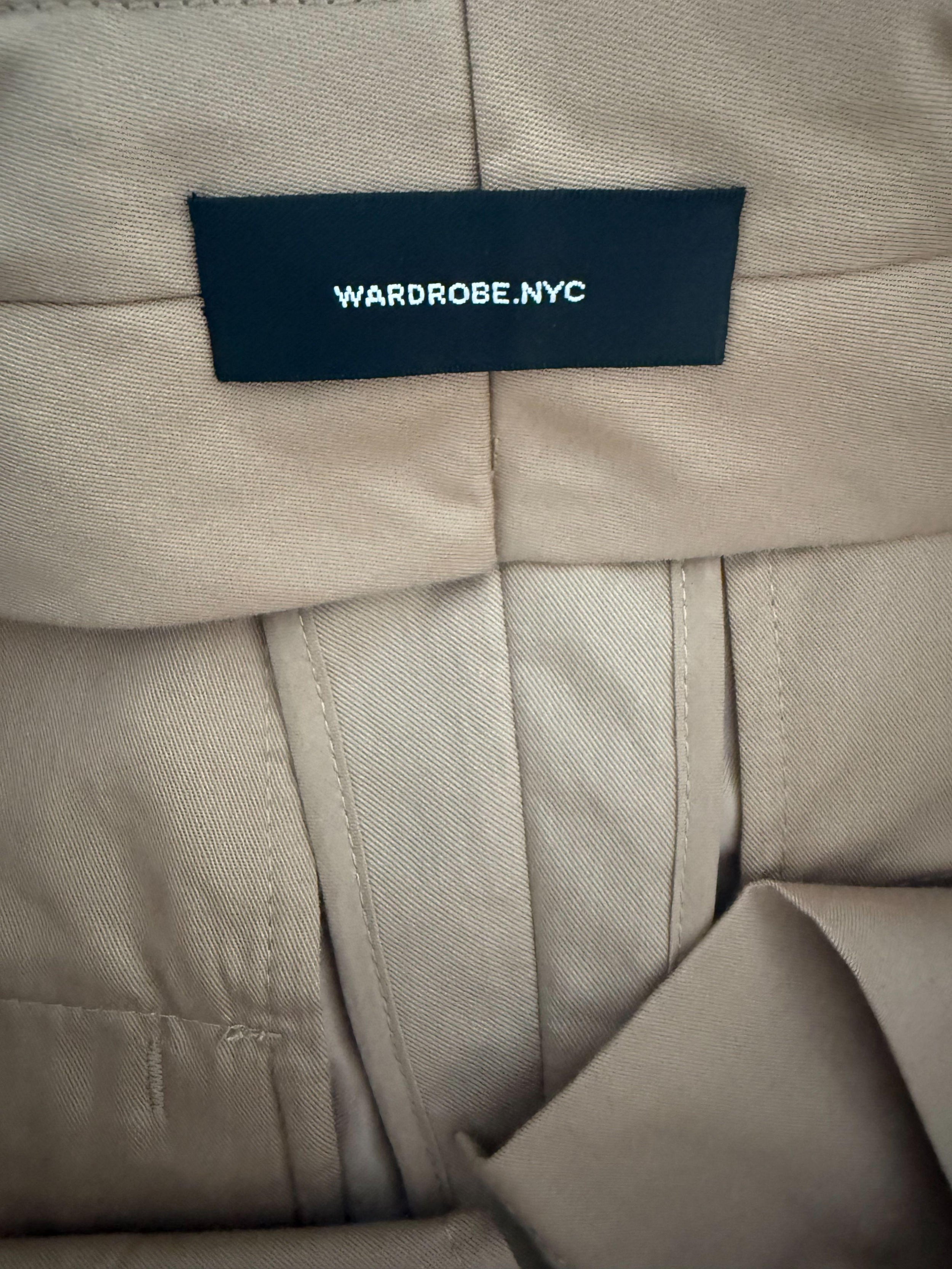 Wardrobe NYC Khaki Wide Chino Pants