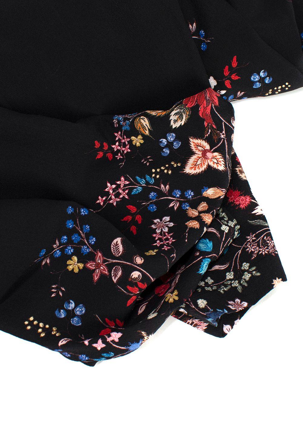 Erdem high-waisted floral-print Silk Pants