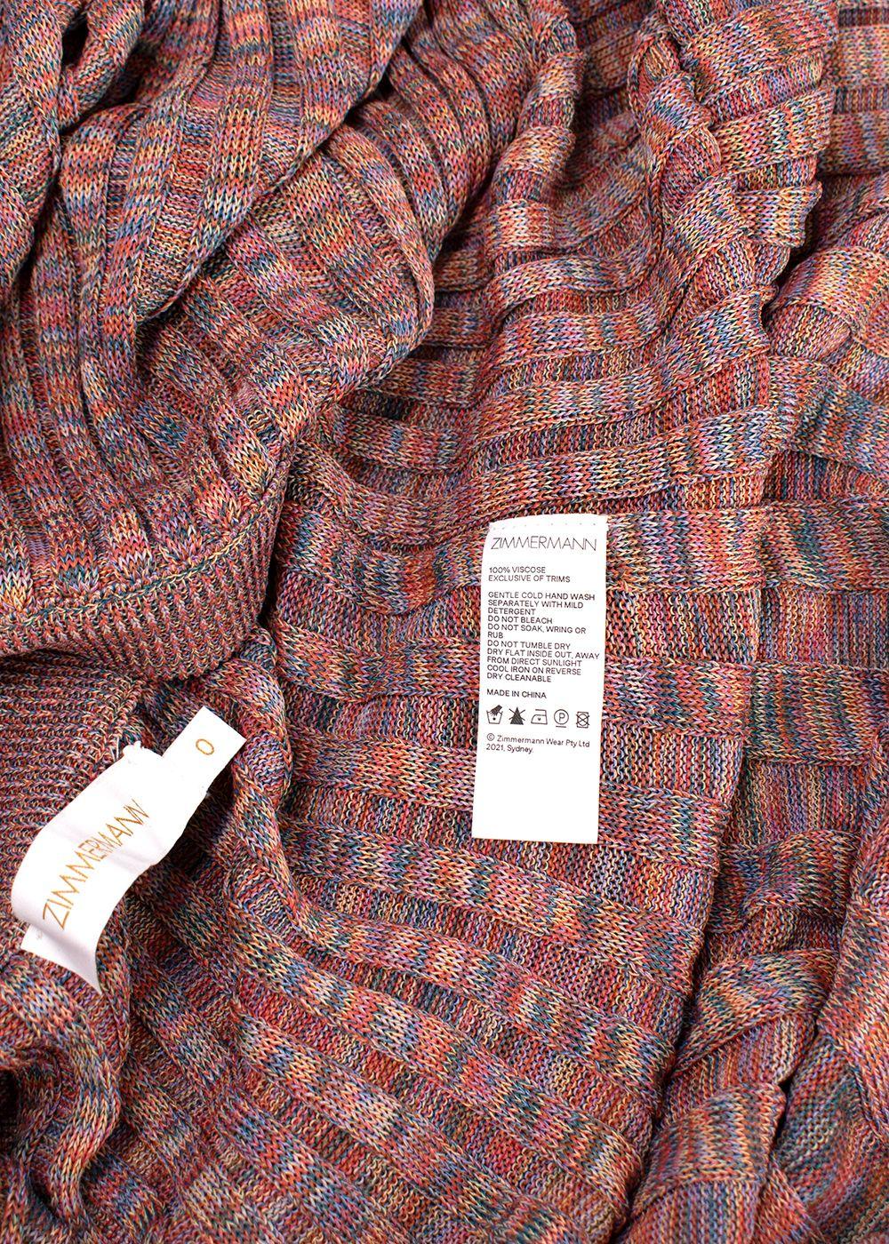 Zimmerman Multicoloured Pleated Skirt