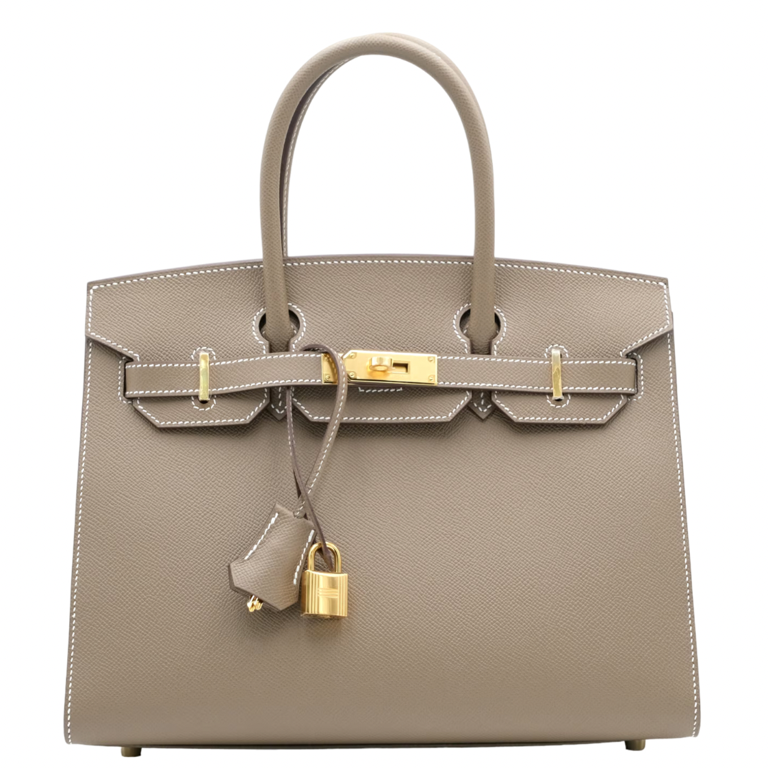 Hermès Etoupe Epsom Leather Birkin with Gold Hardware