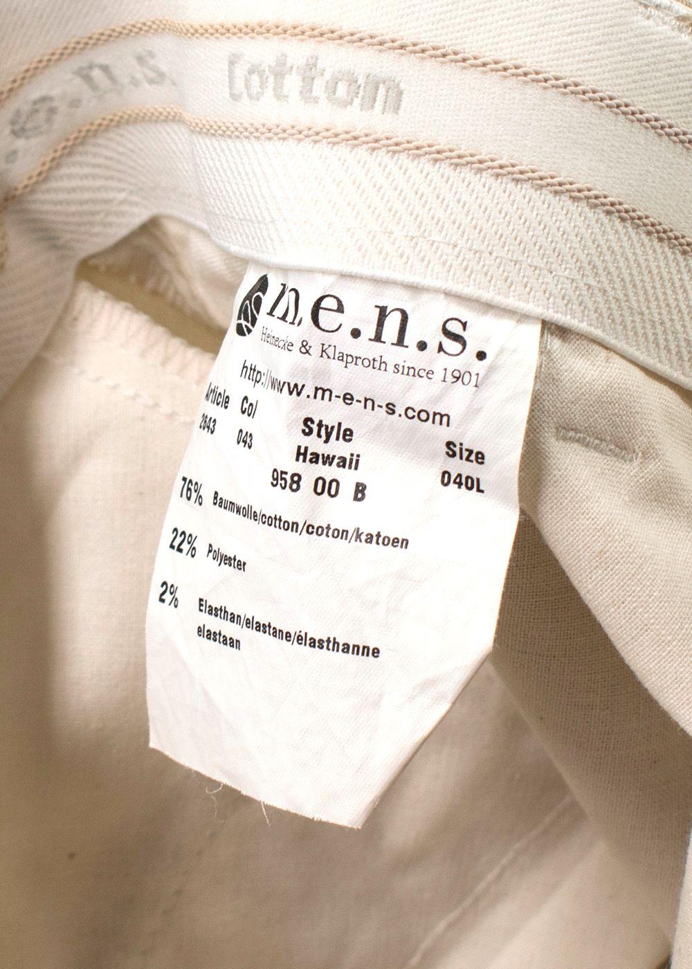 M.E.N.S Beige Hawaii Tailored Shorts