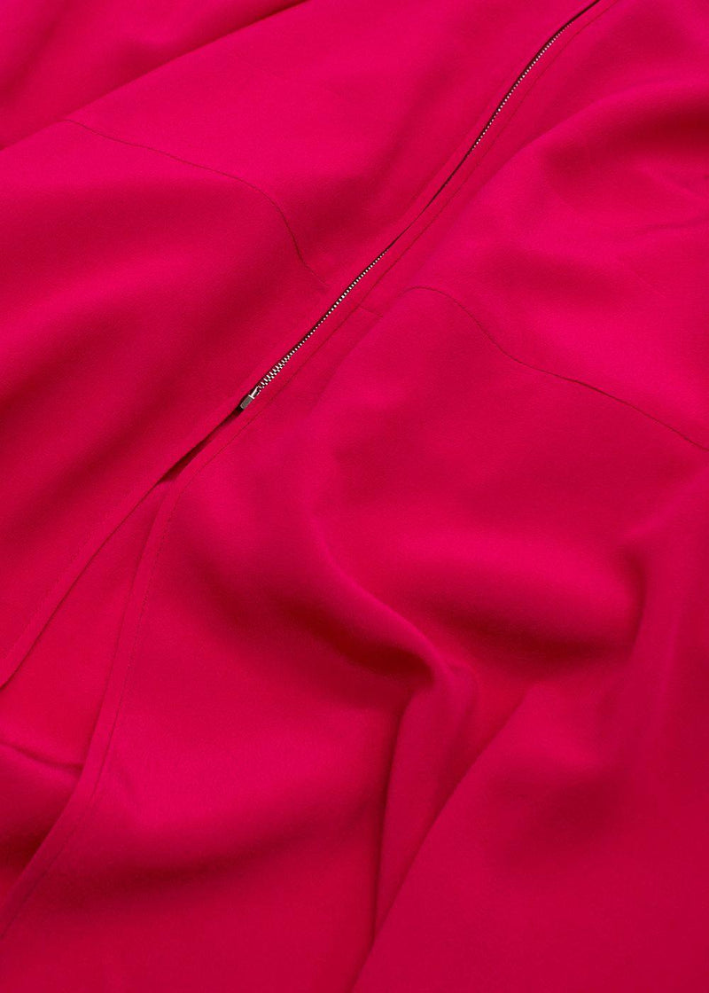 Stella McCartney Pink Belted Silk Midi Dress