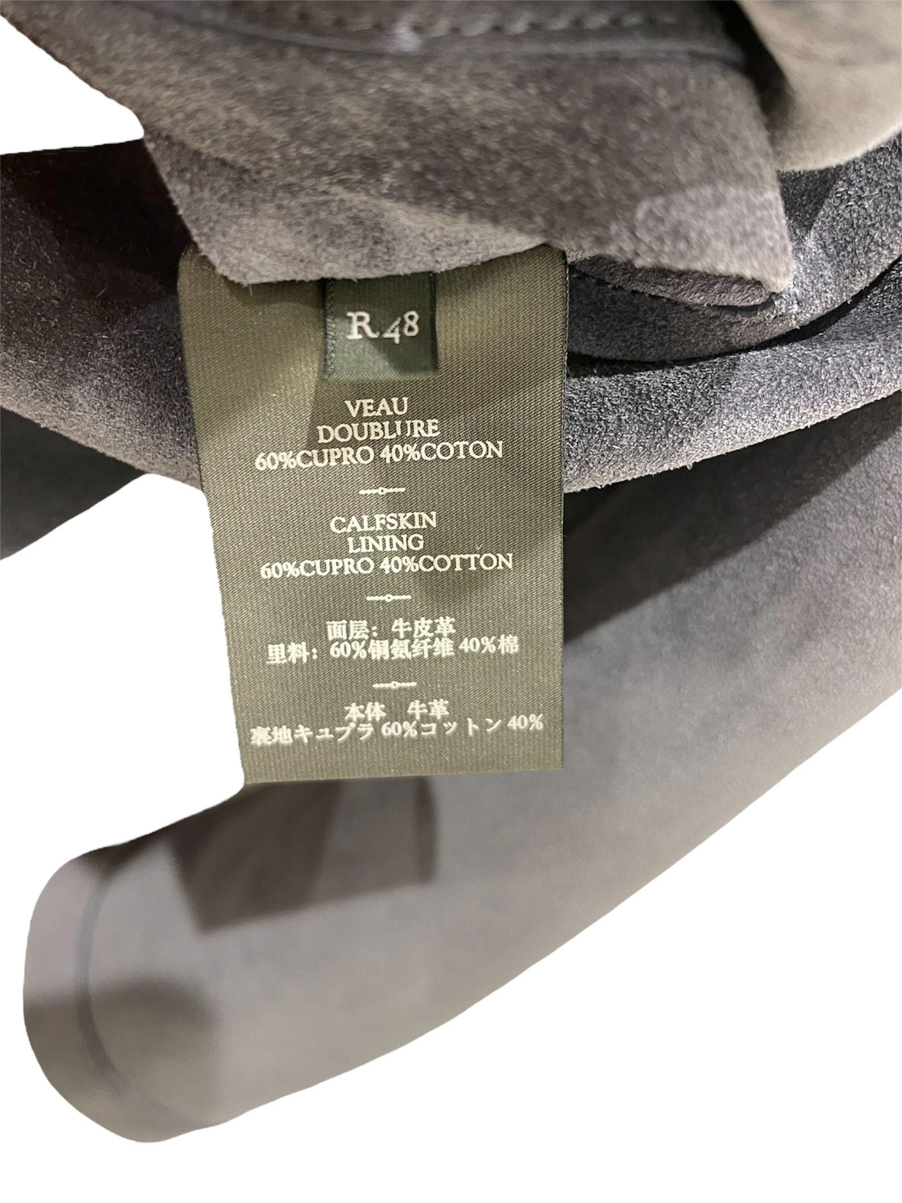Blue-Gray Suede Jacket