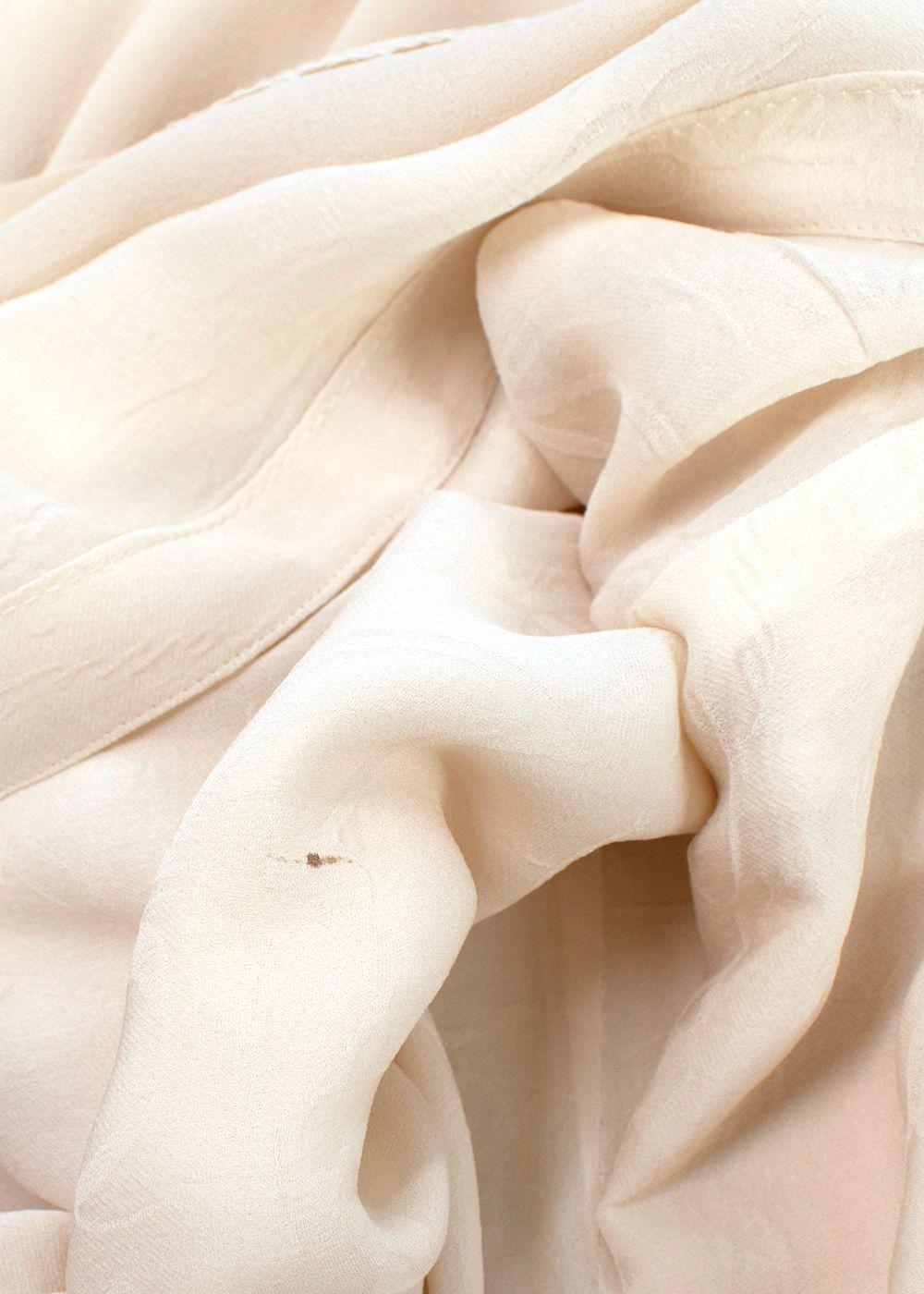 Chanel Cream Silk Mini Dress