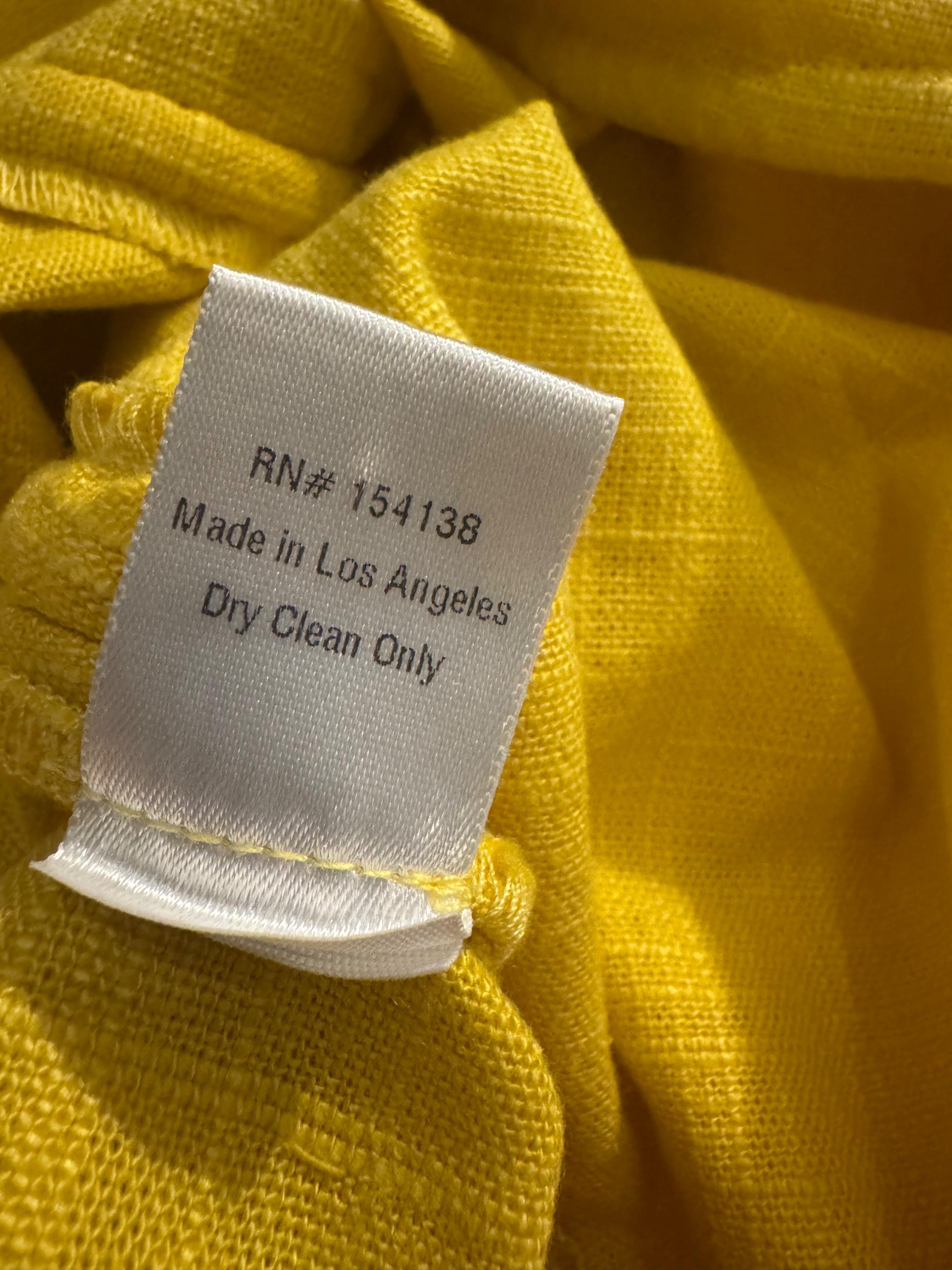 Staud 'Raft' Linen Blend Mini Dress