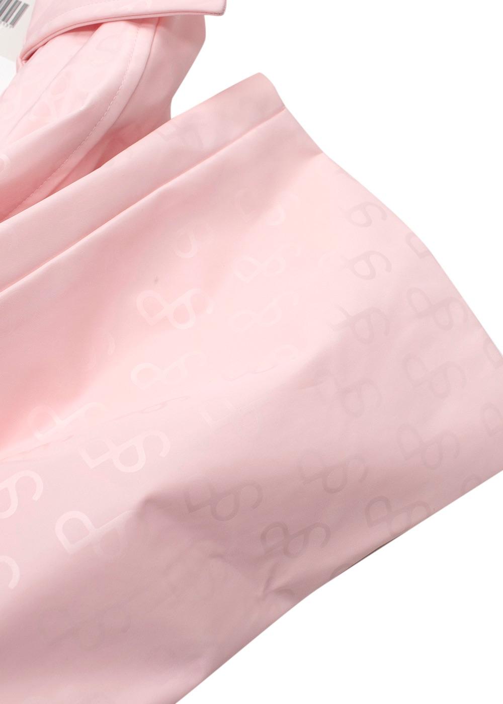 Saks Potts Pink Monogram Milan Coat