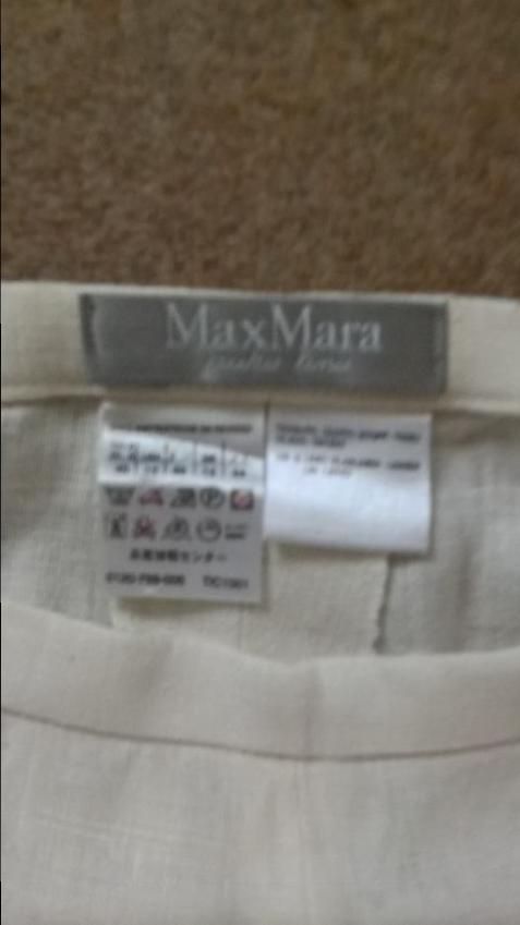 Max Mara ladies linen trousers