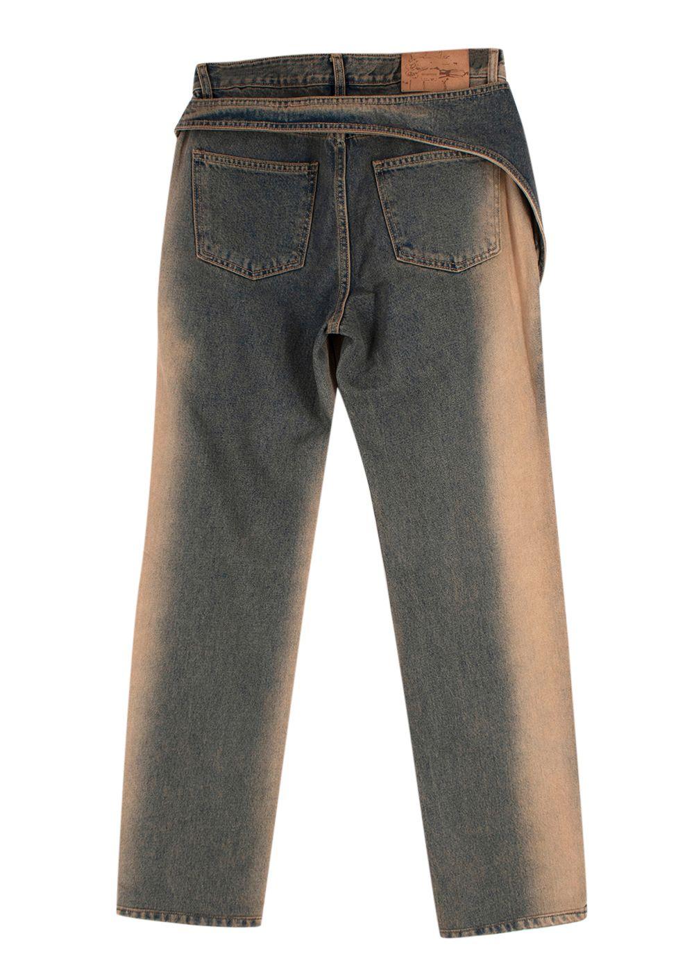 604Service Double Layer Jeans