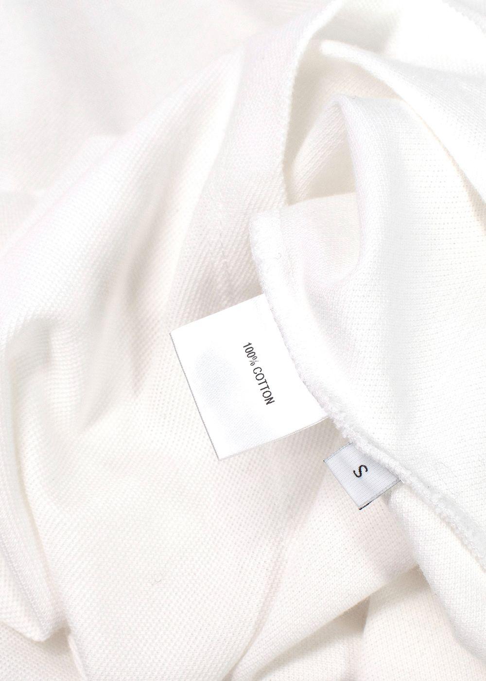 JW Anderson White Cotton Polo Shirt