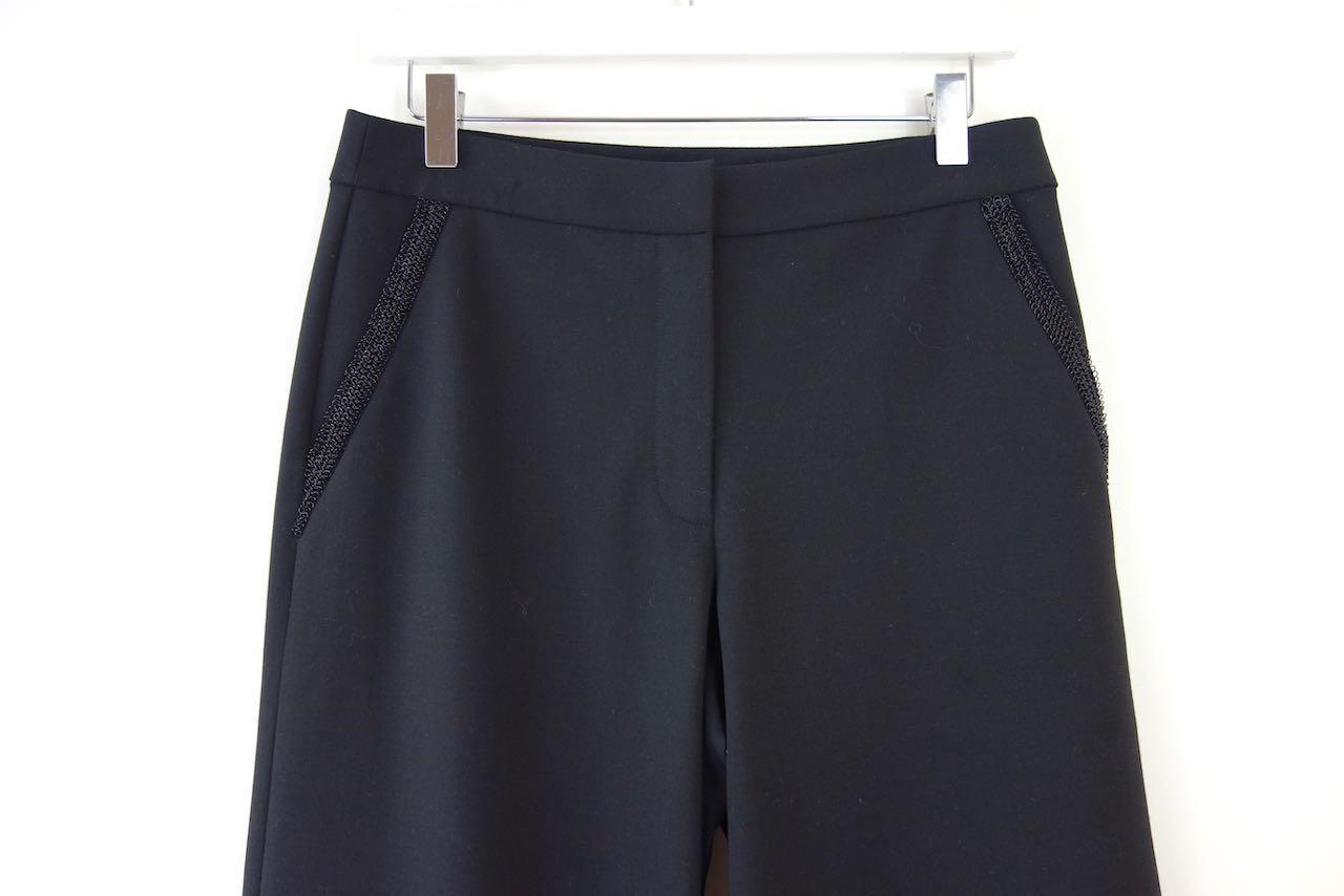 Black Wool Culottes