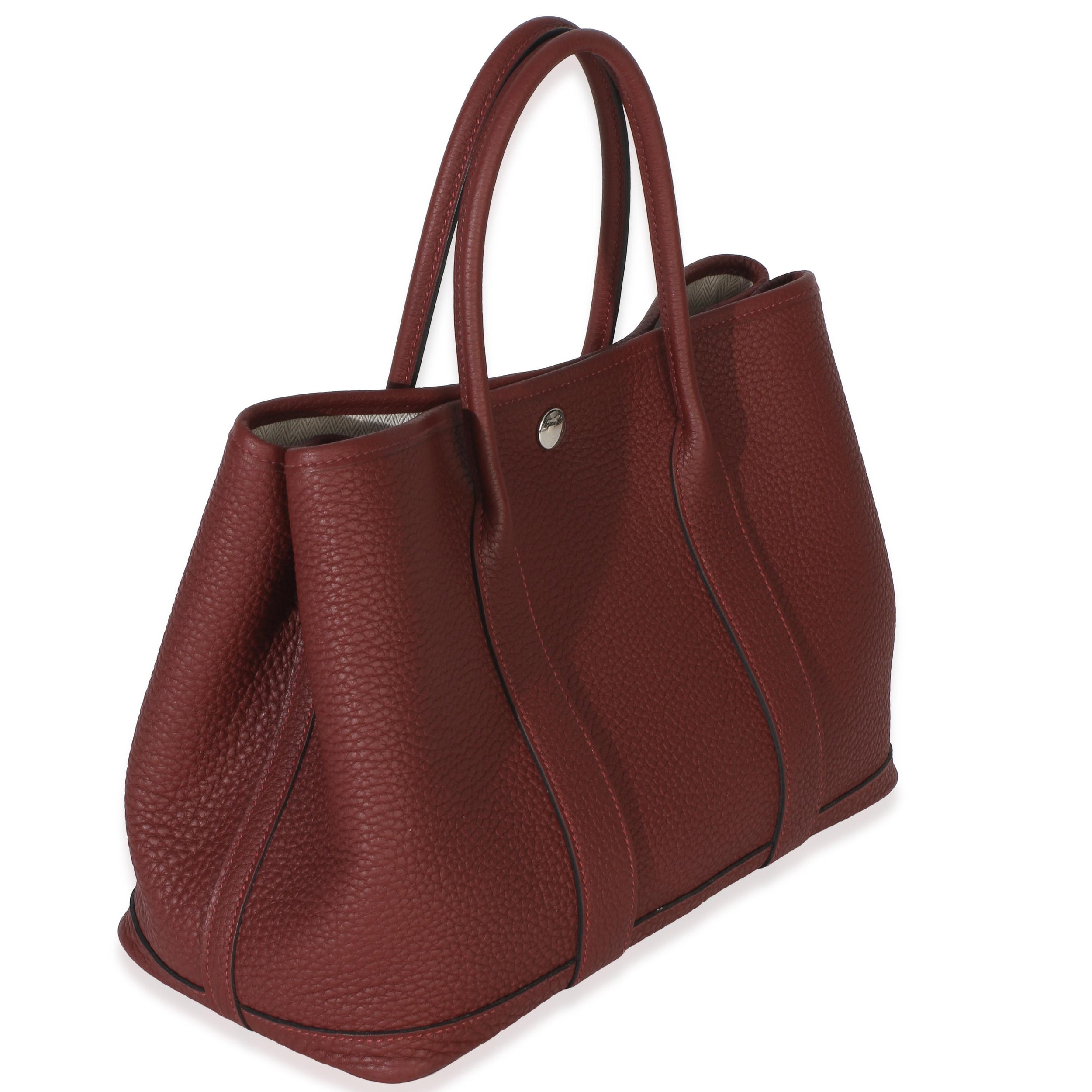 Hermès Rouge H Negonda Garden Party 30 PHW