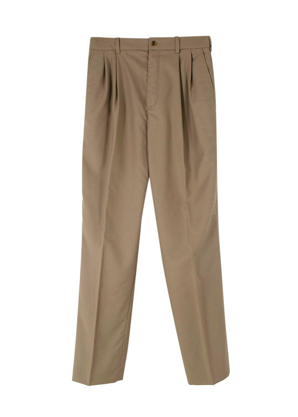 Saint Laurent Beige Tailored Trousers