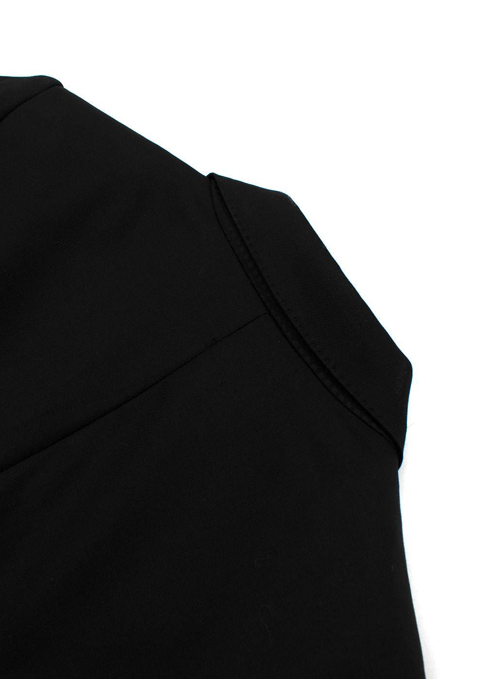 Dolce & Gabbana Kid's Black Single Breasted Wool Silk Blend Blazer
