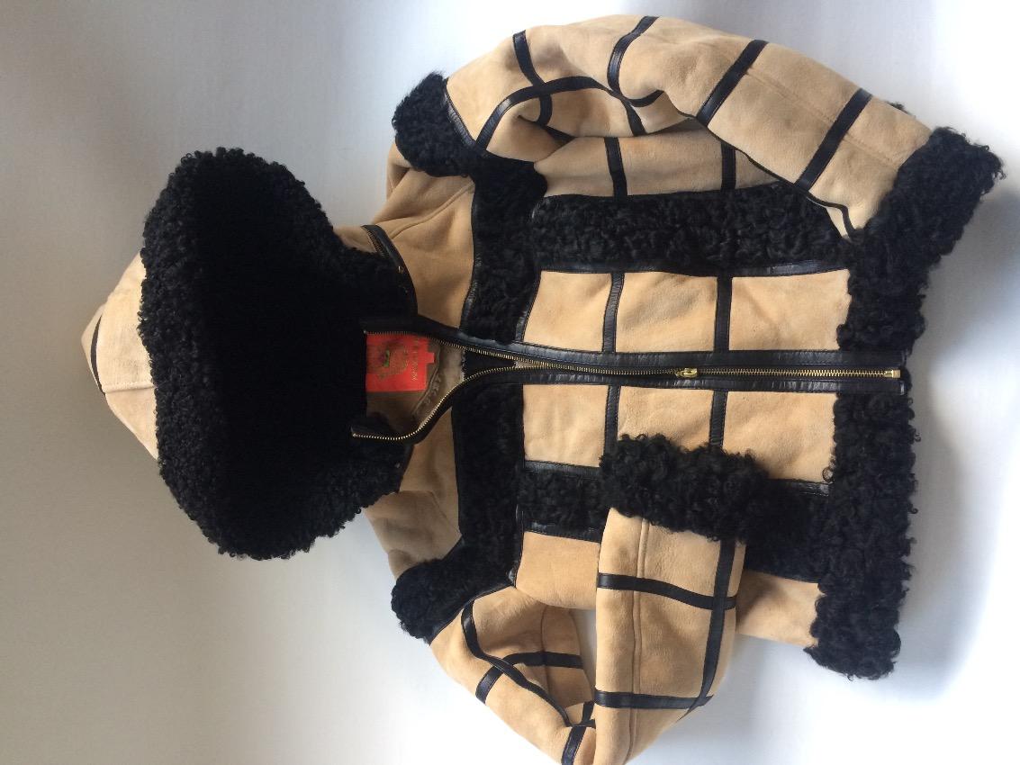 MANOUSH suede biker style jacket