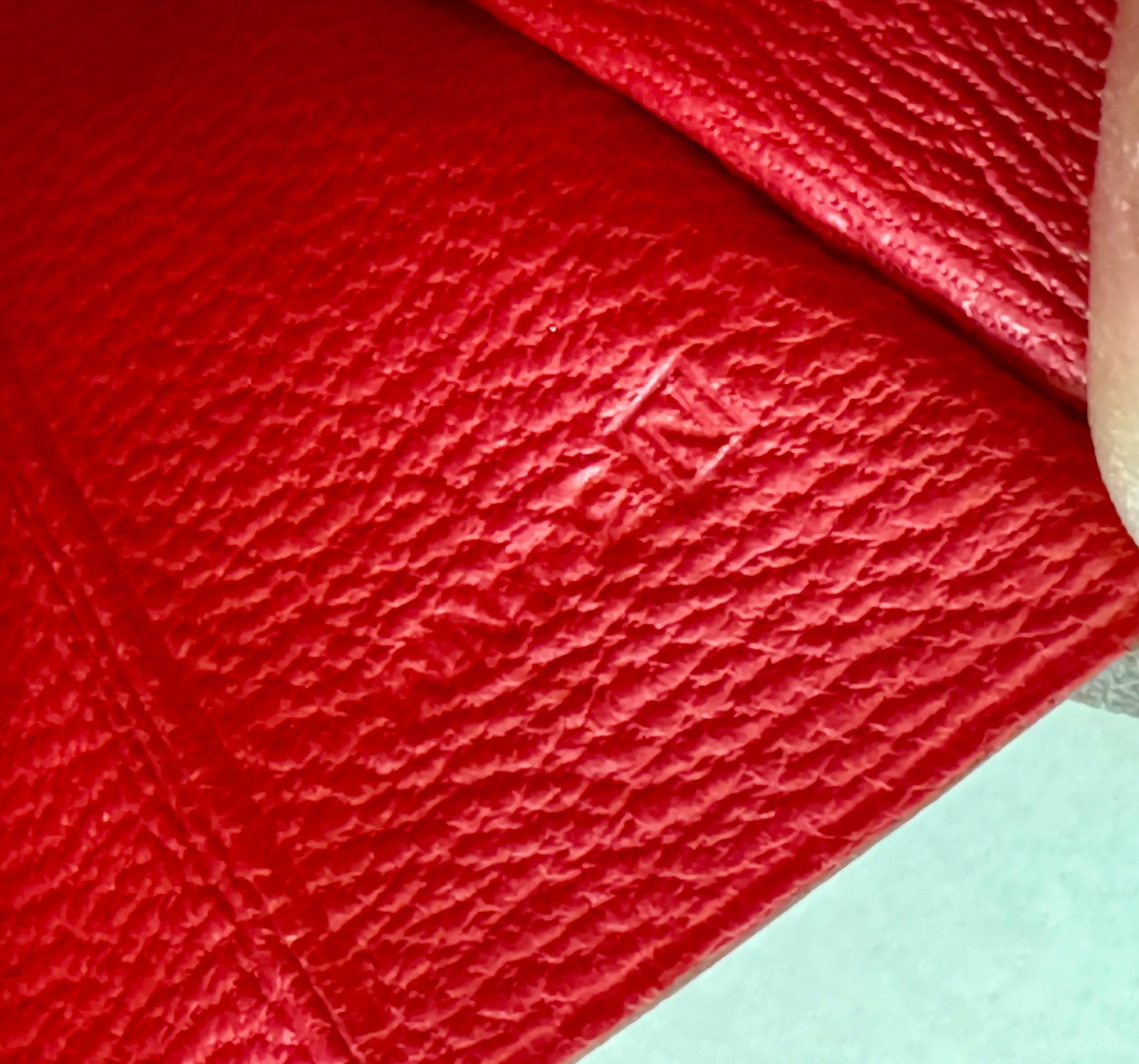 Hermes Geranium Shiny Alligator Constance Wallet