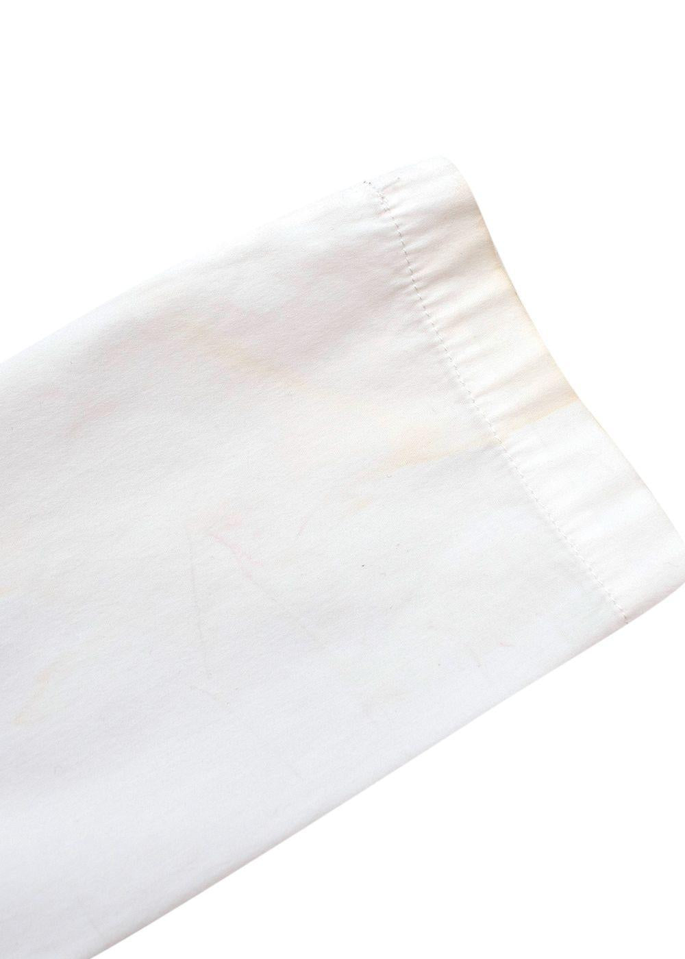 Mesh Panelled Cotton Shirt