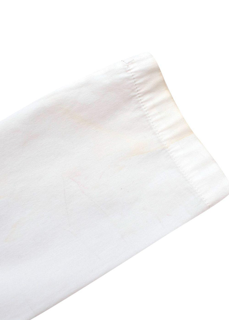 Mesh Panelled Cotton Shirt