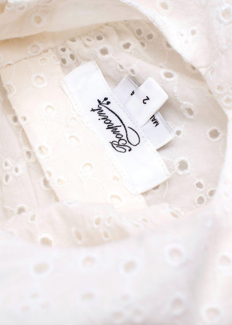 Bonpoint Kids White Lace Blouse