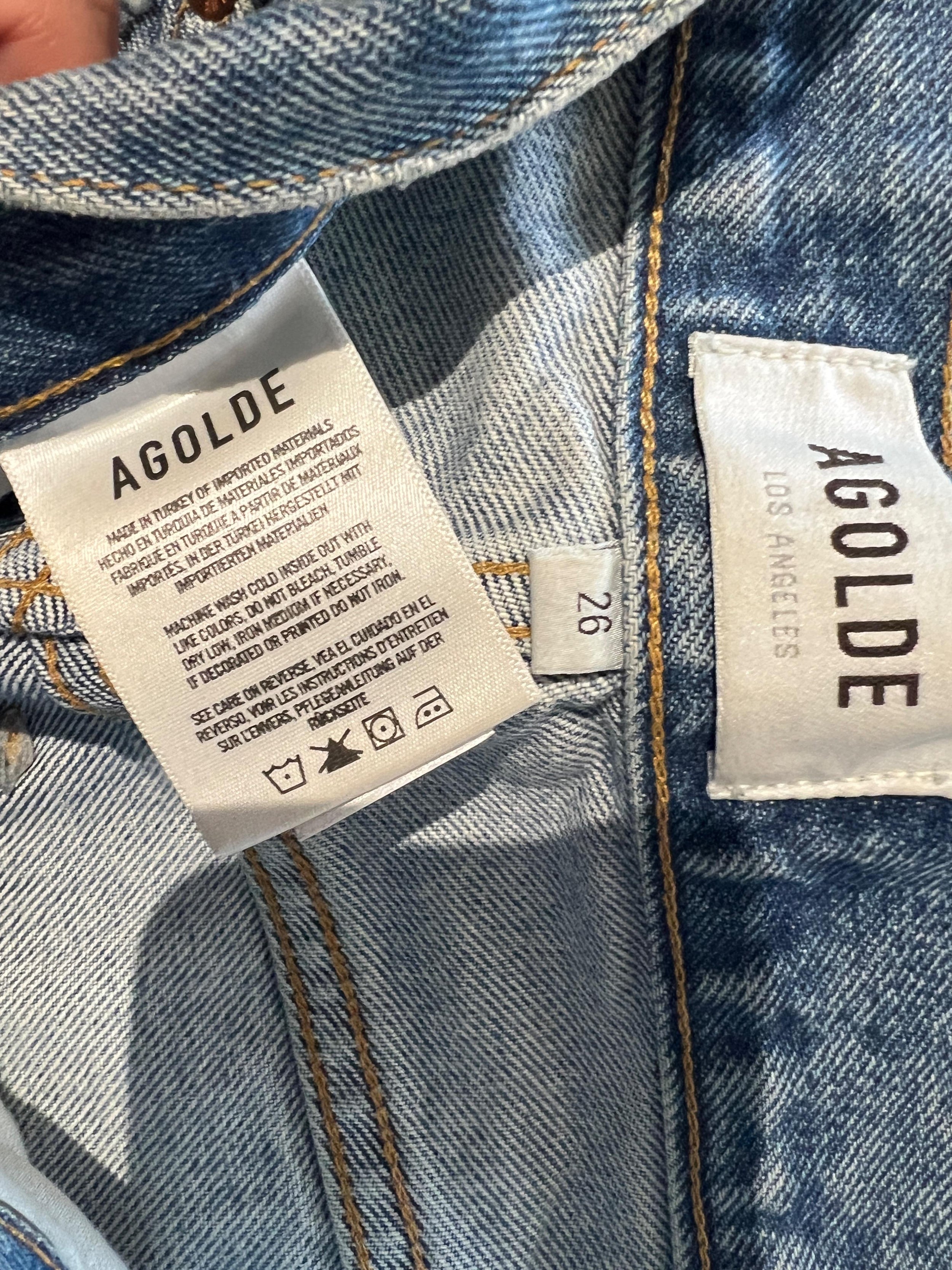 Agolde Distressed Fen Jeans