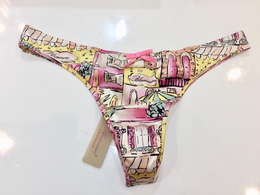 Blumarine Silk Thong
