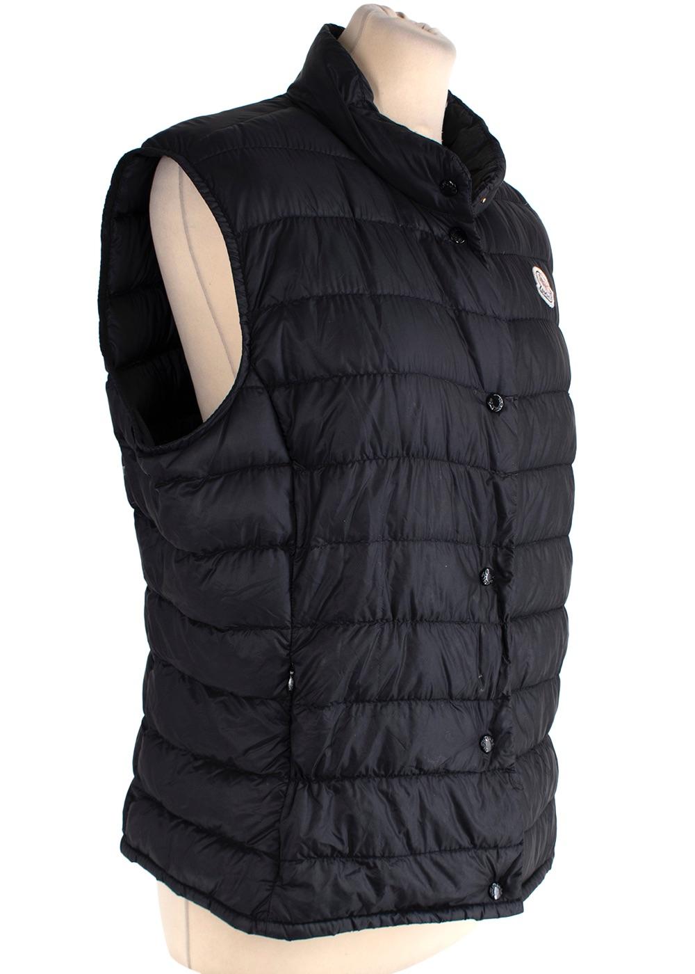 Moncler Black Liane Down Gilet