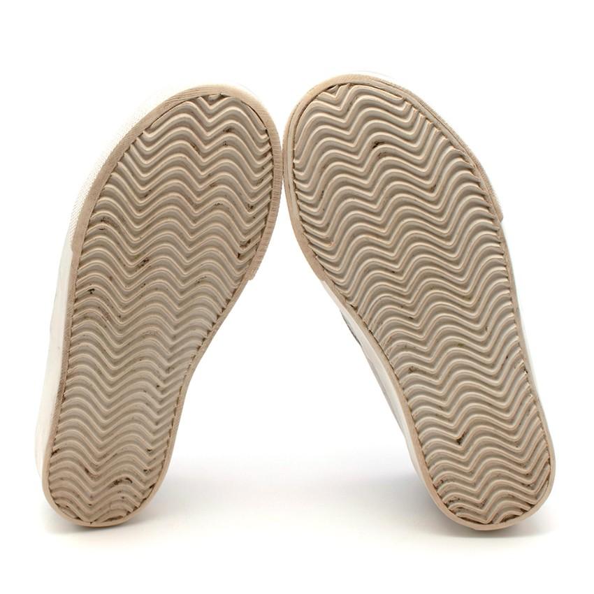 Bonpoint Slip-on Silver Brushed Cherry Applique Trainers
