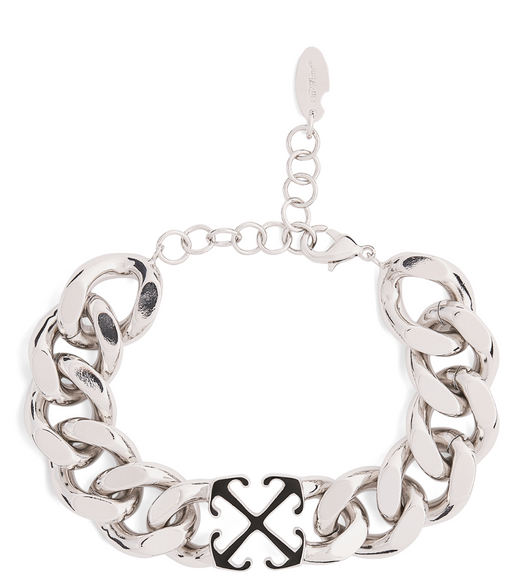 Off-White Enamel Arrow Bracelet