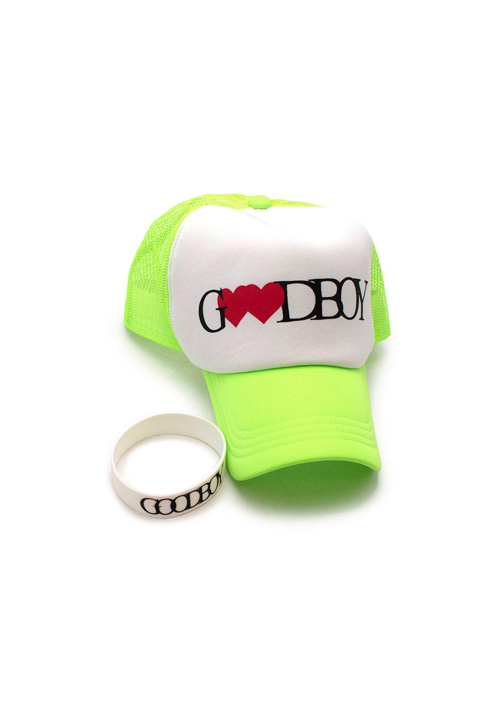 Valentine Logo Printed Neon Mesh Cap