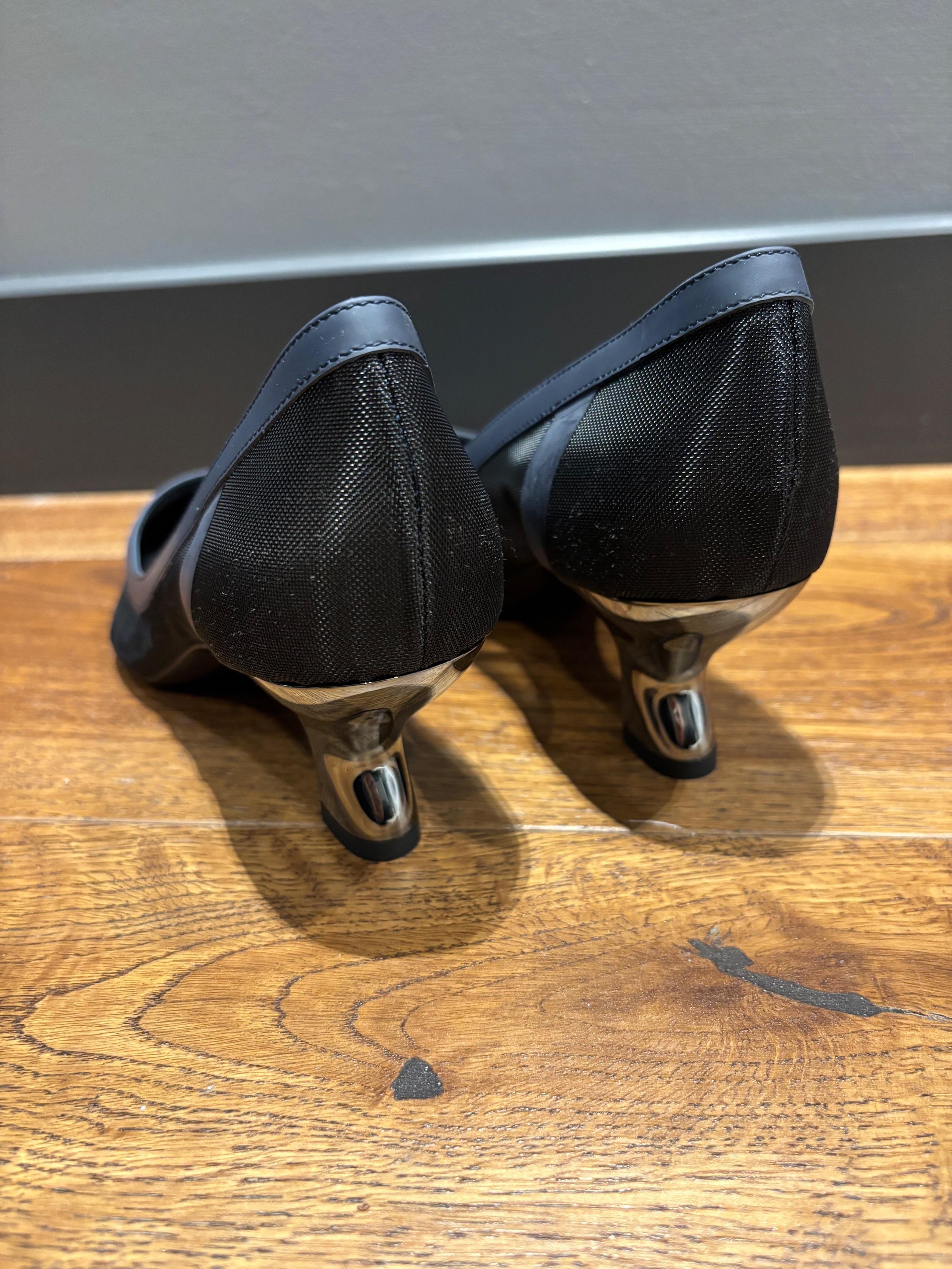 Fendi Mesh Heeled Pumps