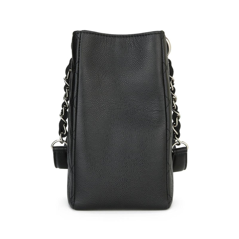 Chanel Black Caviar Leather Grand Shopper Tote
