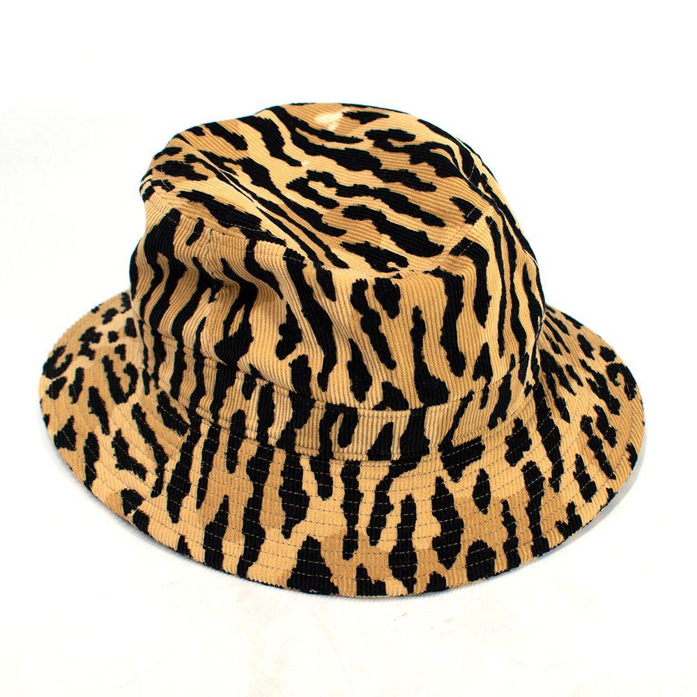 Guilty Parties Velvet Tiger Print Bucket Hat