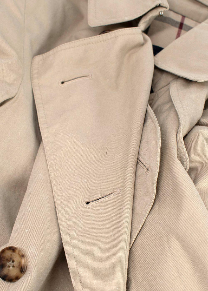 Burberry Double Breasted The Kensingnton Trench Coat