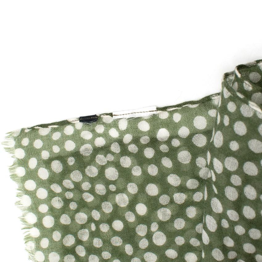 Bespoke Polka dot print scarf