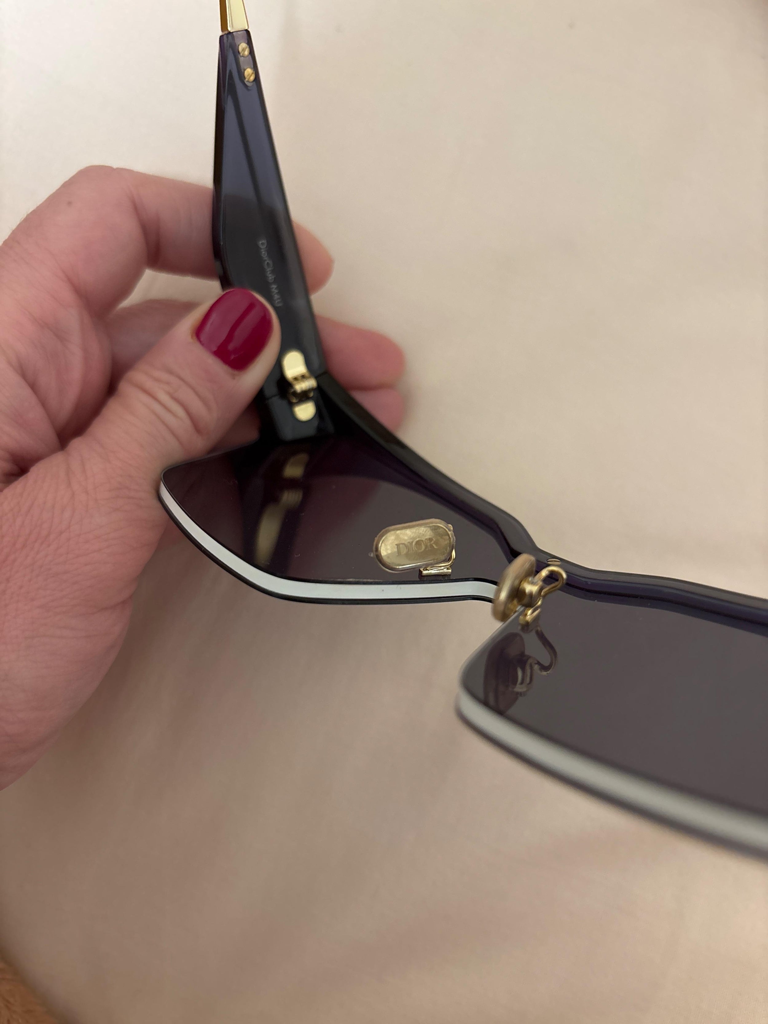 Dior Blue Mask Sunglasses