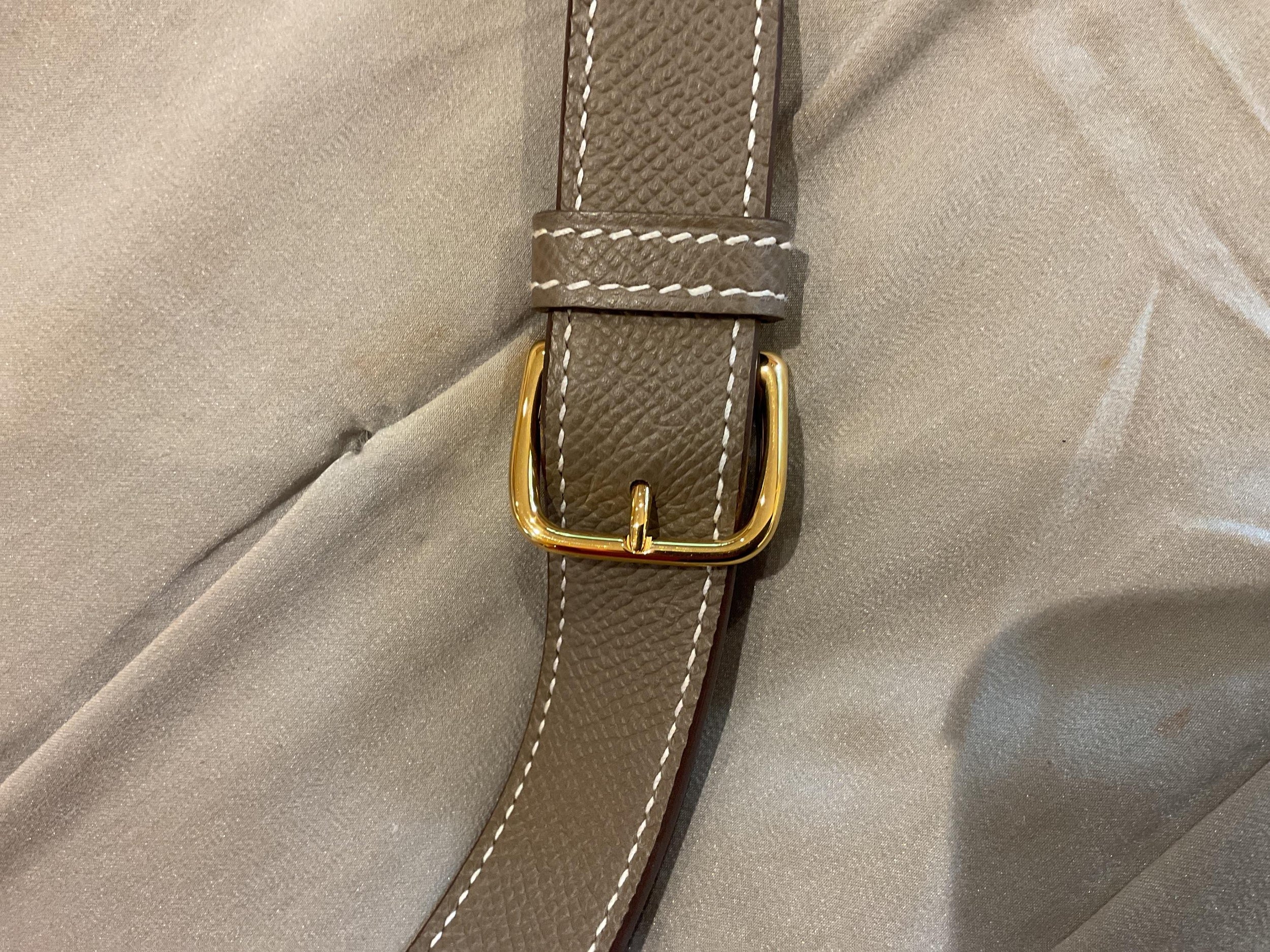 Hermes Etoupe Epsom Mini Della Cavalleria
