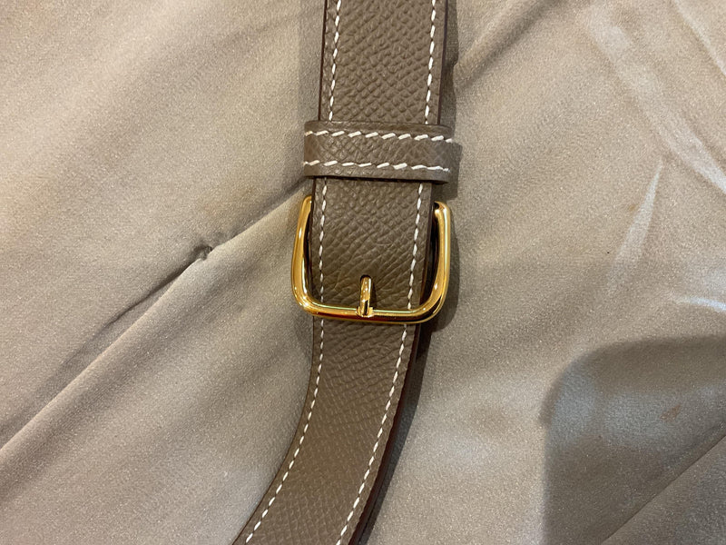 Hermes Etoupe Epsom Mini Della Cavalleria