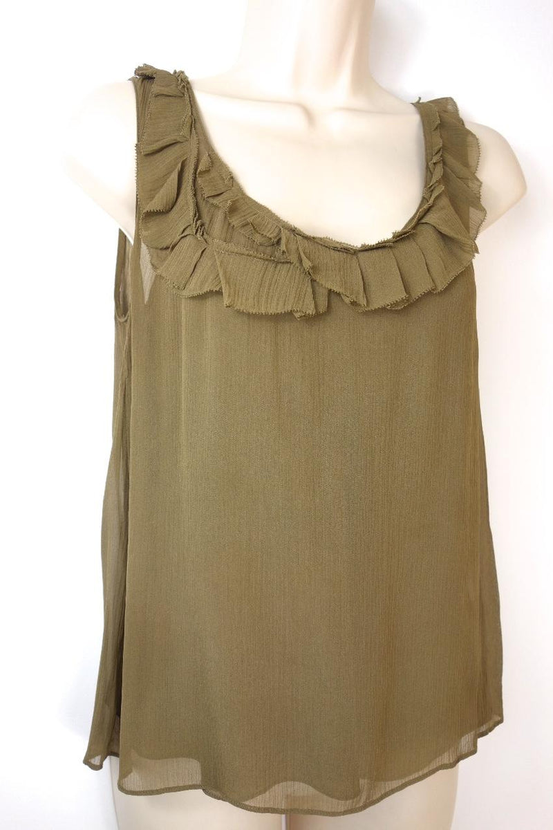 Burberry Brit Silk Chiffon Top