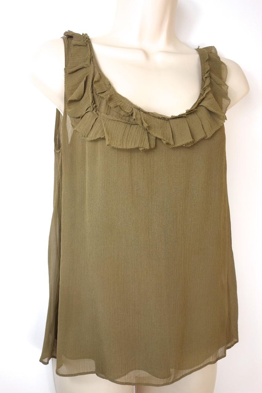 Burberry Brit Silk Chiffon Top