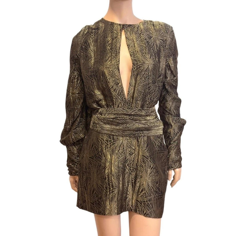 Saint Laurent Silk Blend Mini Dress
