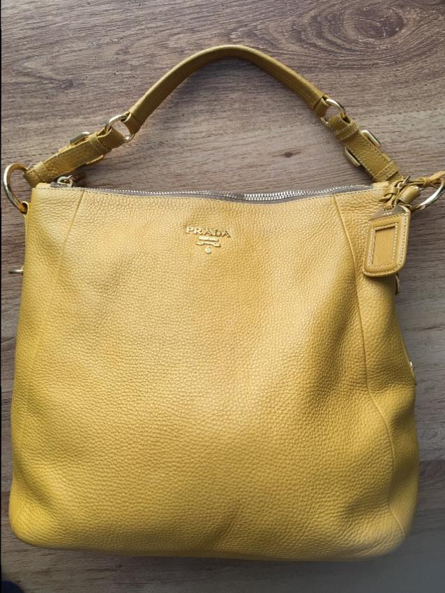 Prada Yellow Shoulder Bag
