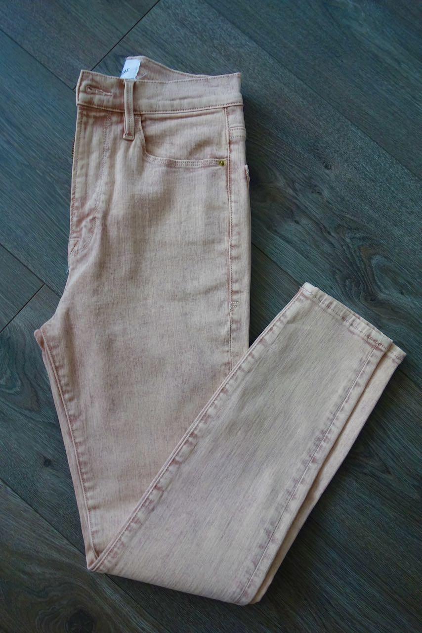 Ali High Rise Blush Cigarette Jeans