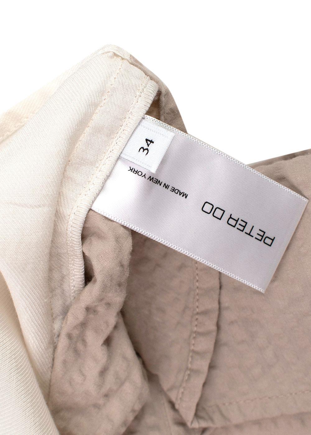 College Safari Paneled Cotton-twill And Seersucker Shirt
