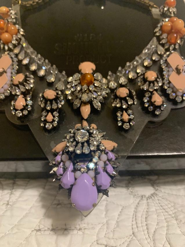 Shourouk Crystal Embellished Bib Necklace