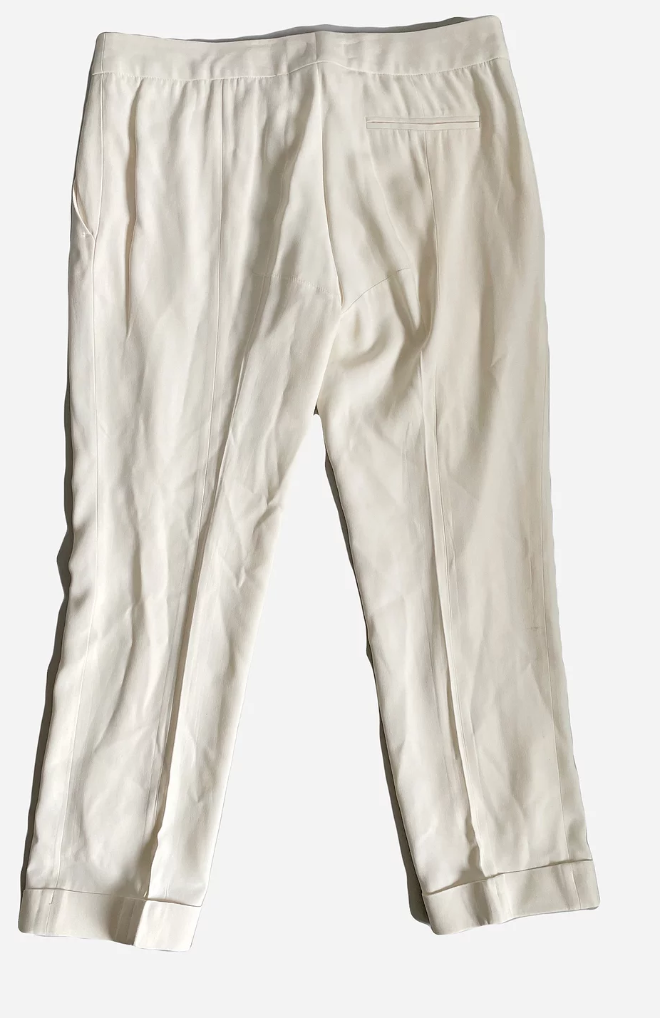 Alexander McQueen Crepe Tailored Crop Pants