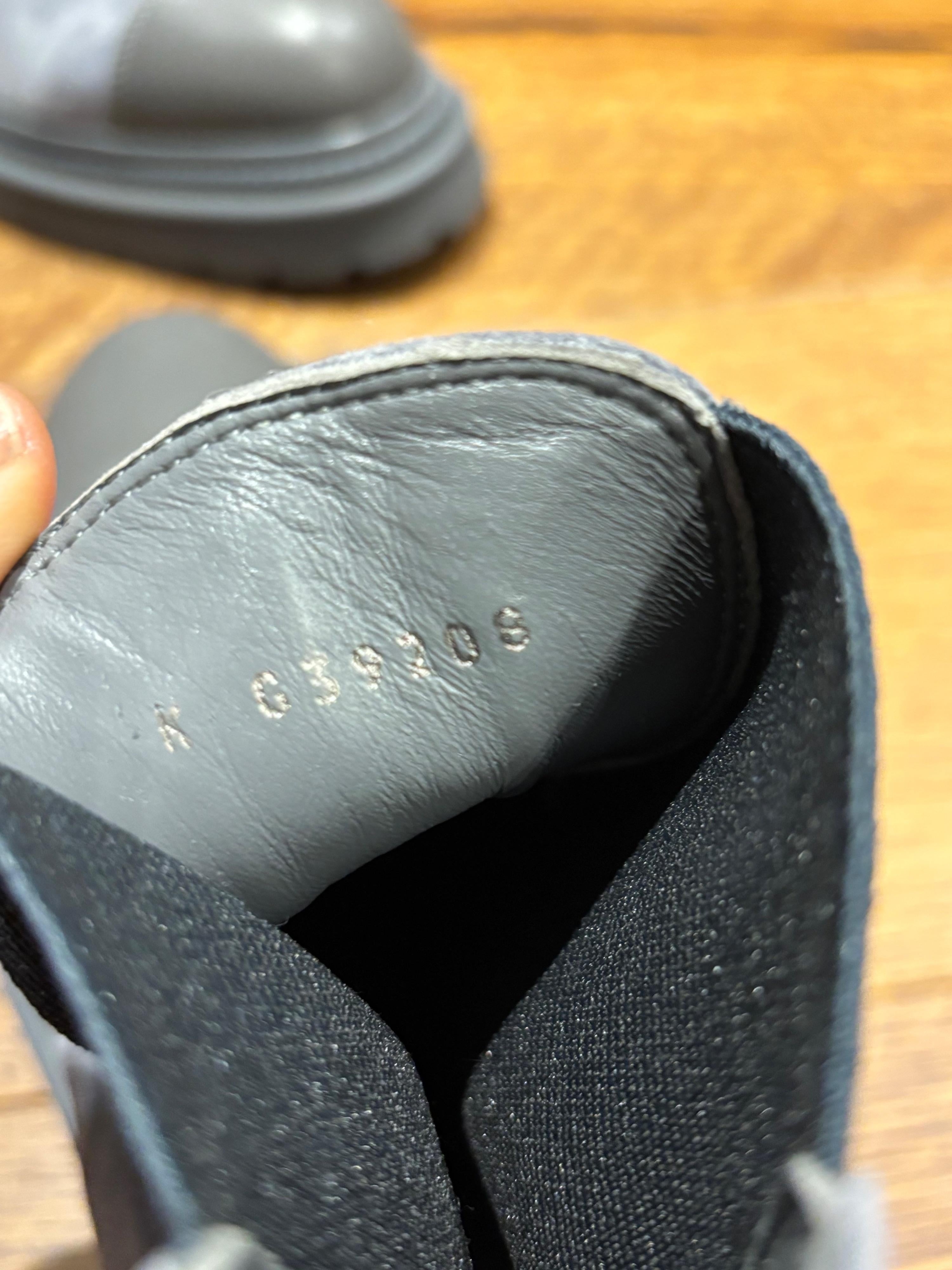 Chanel Grey Suede Ankle Boots