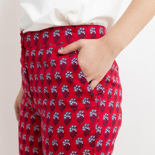 People Tree for the V&A Printed Capri Pants