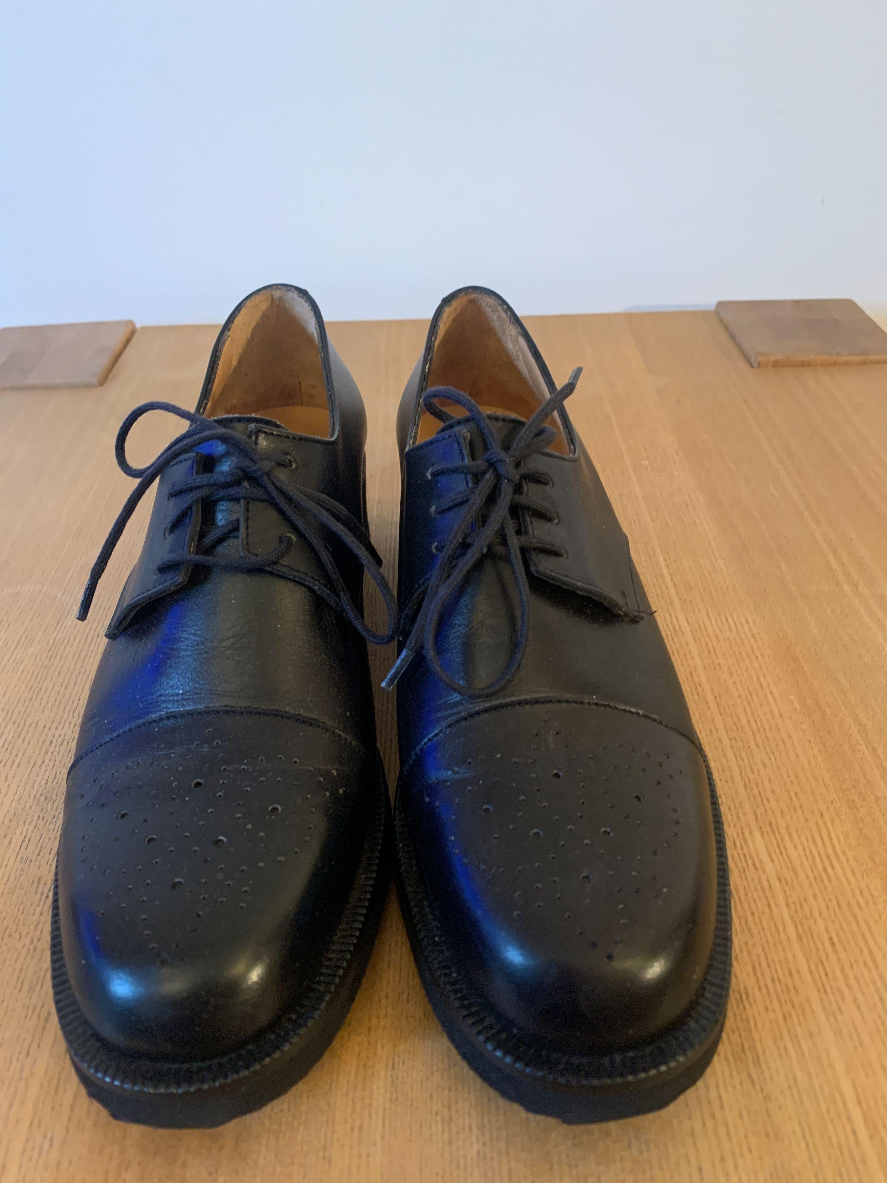 Robert Clegerie Black Leather Brogues